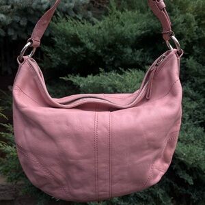 Pink Coach Hobo bag
